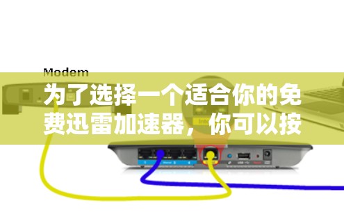 为了选择一个适合你的免费迅雷加速器,你可以按照以下步骤进行