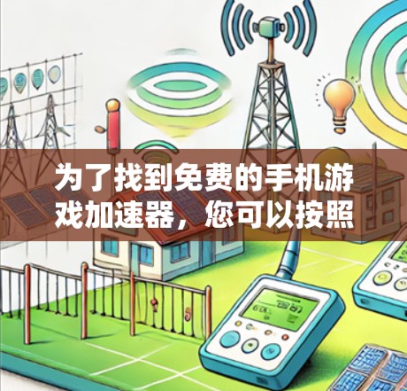 为了找到免费的手机游戏加速器,您可以按照以下步骤操作