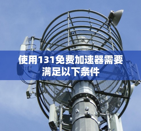 使用131免费加速器需要满足以下条件